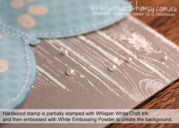 Embossed Hardwood Background