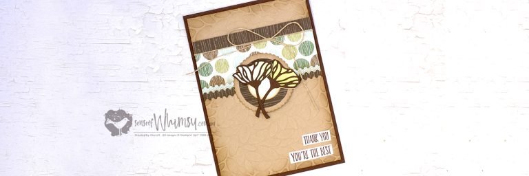 Stampin’ Up! Eclectic Thank You Card