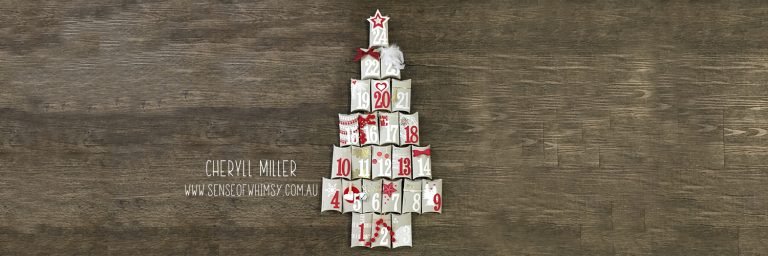 Pillow Box Advent Calendar Xmas 2017