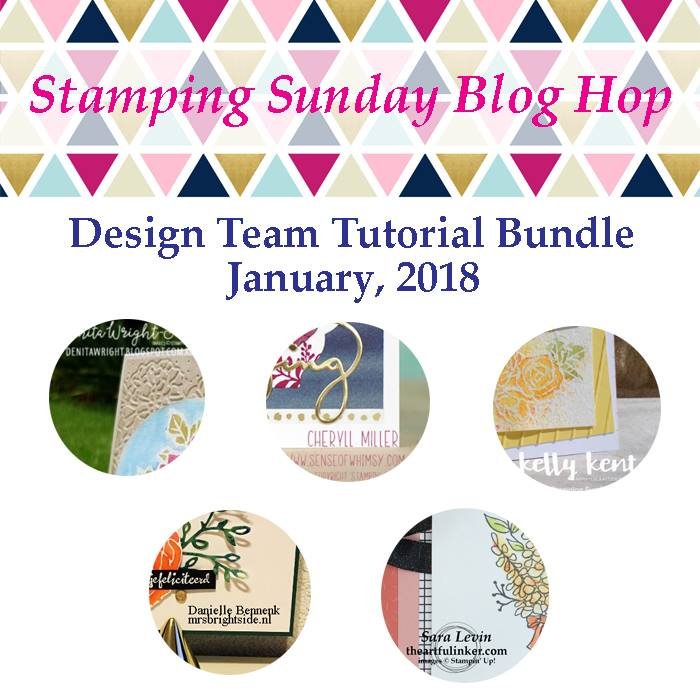 January 2018 Stamping Sunday Blog Hop Tutorial Bundle
