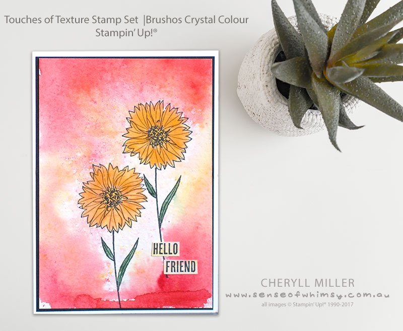 Stampin' Dreams Brusho Colouring