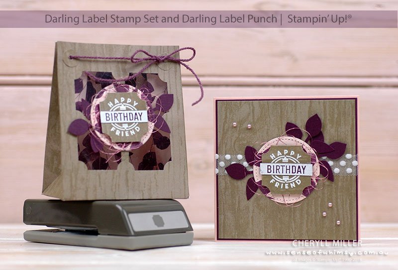 Darling Label Gift Bag and Card