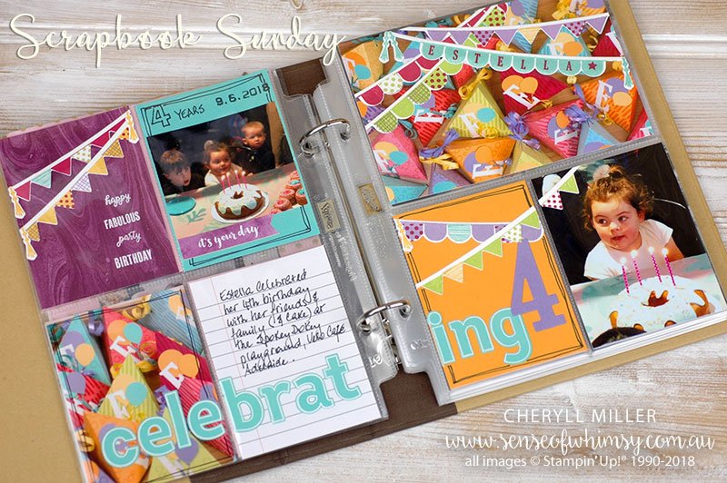 Scrapbook Sunday Layout