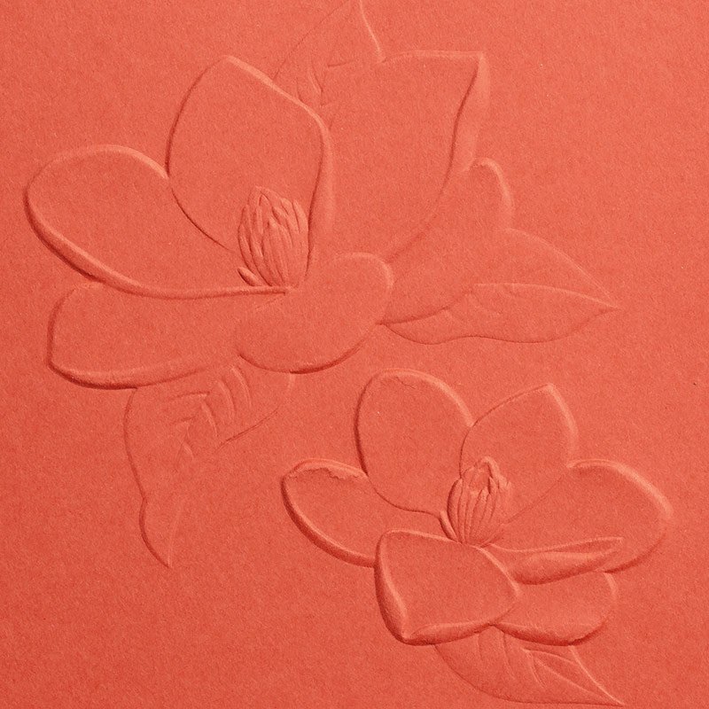 Magnolia 3D embossing folder