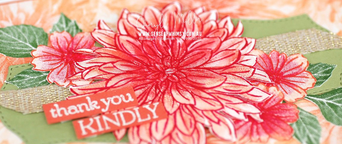 Delicate Dahlias for Stamping Sunday Blog Hop – Sale-A-Bration Mark II