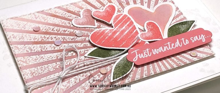 Stamping Sunday Blog Hop – “Love Is” a Country Bouquet