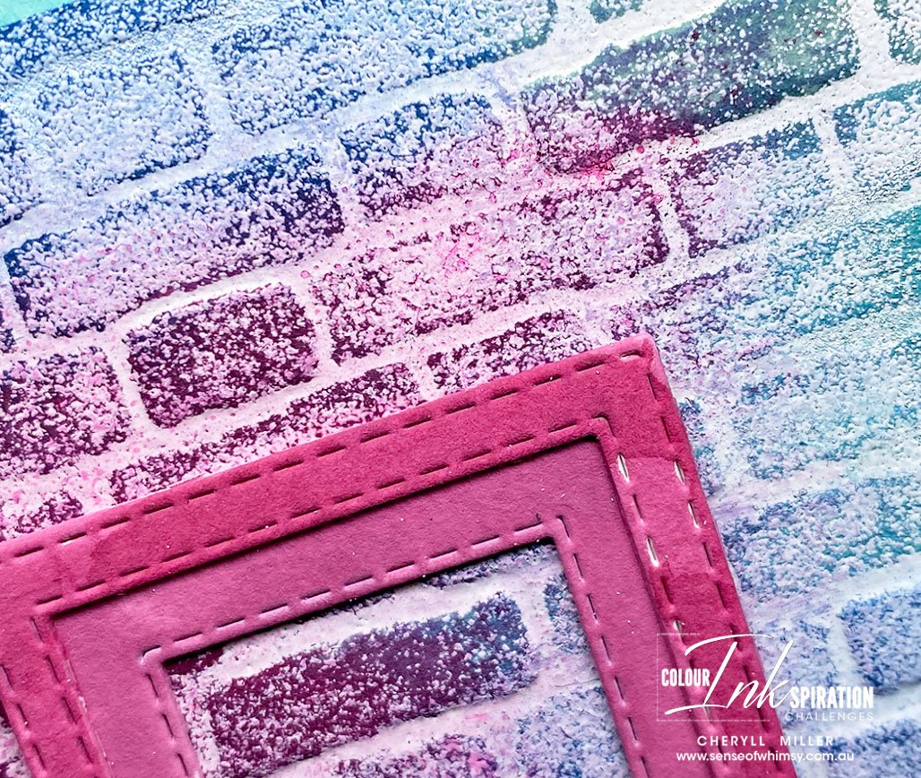 Brick & Mortar 3D Embossing Folder for Colour INKspiration #139 - Sense ...