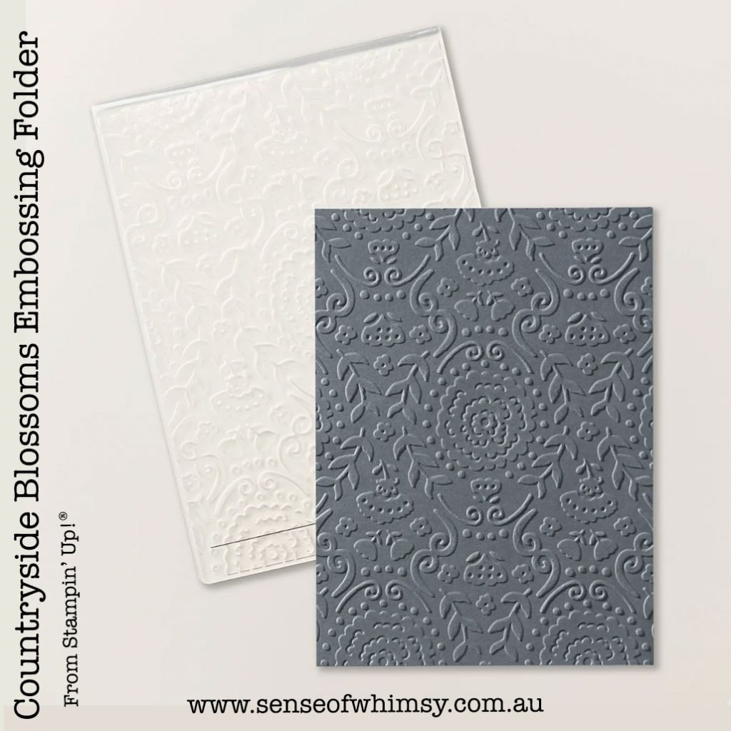 Countryside Blossoms Embossing Folder