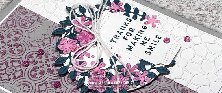 Distressed Tiles 3D Embossing Folder for Colour INKspiration Challenge #159