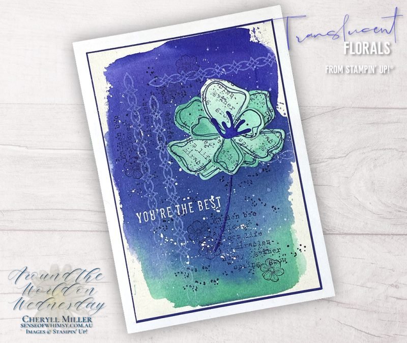 Translucent Florals - Around the World on Wednesday Technique Challenge ...