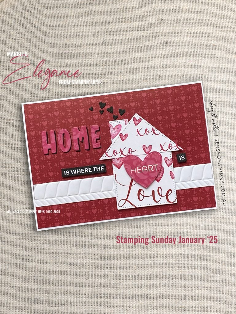 Marbled Elegance Suite – Heart & Home – Stamping Sunday