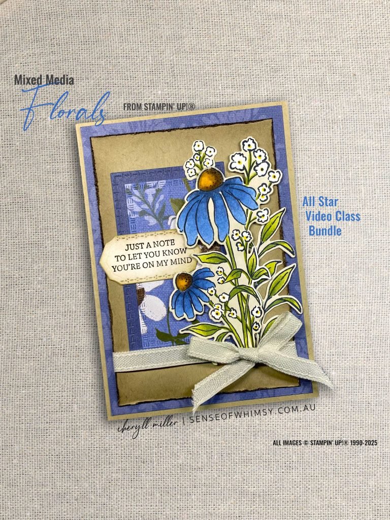 Mixed Media Floral Suite for All Star Video Class Bundle – March 2025
