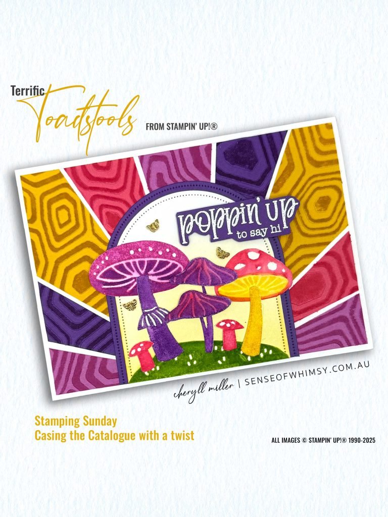 Terrific Toadstools – Case’ing the Catalogue – Stamping Sunday
