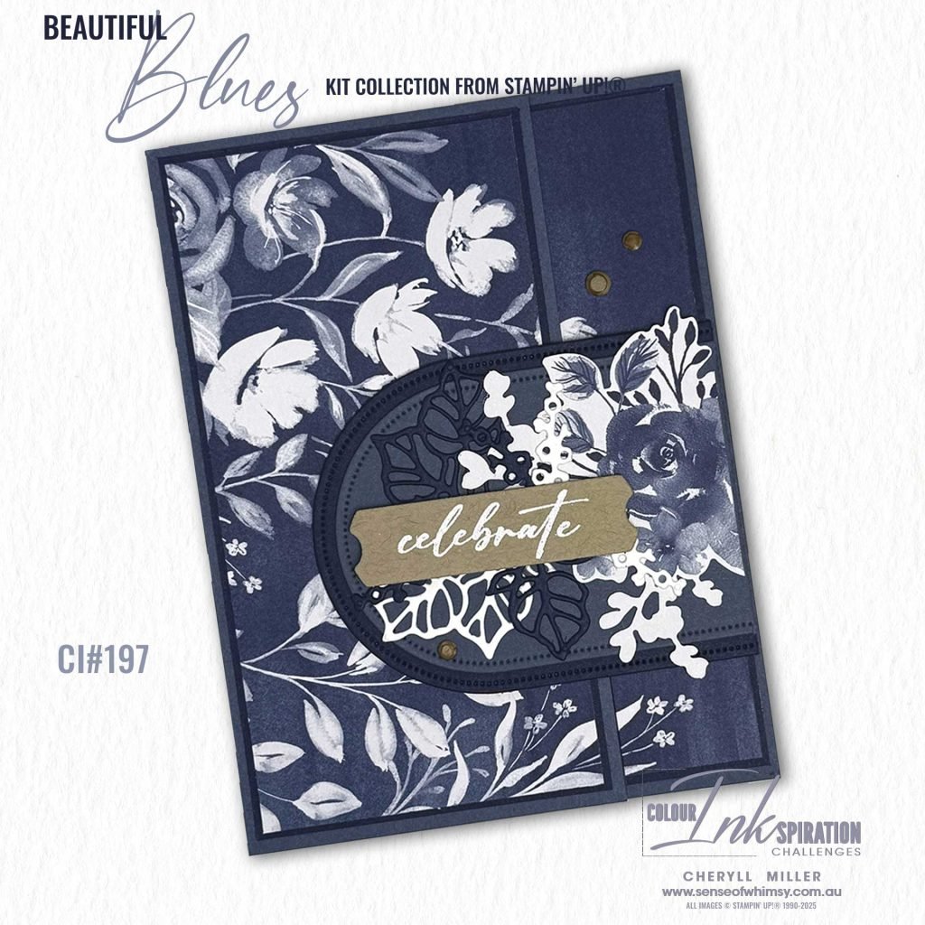 Beautiful Blues Kit Card