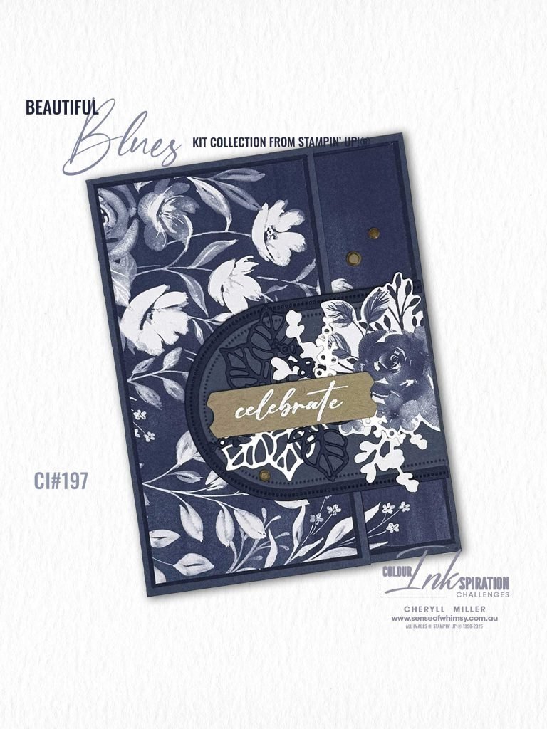 Beautiful Blues Kit for Colour INKspiration Challenge 197