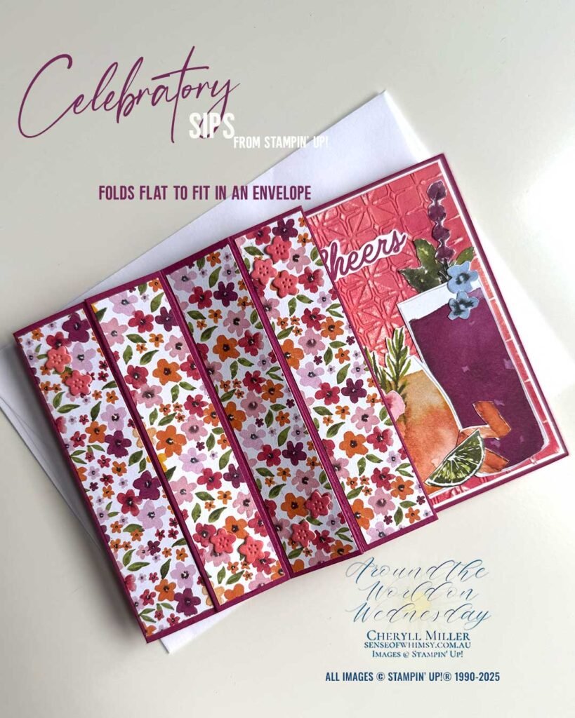 Cheers and Sips Star Fold Card