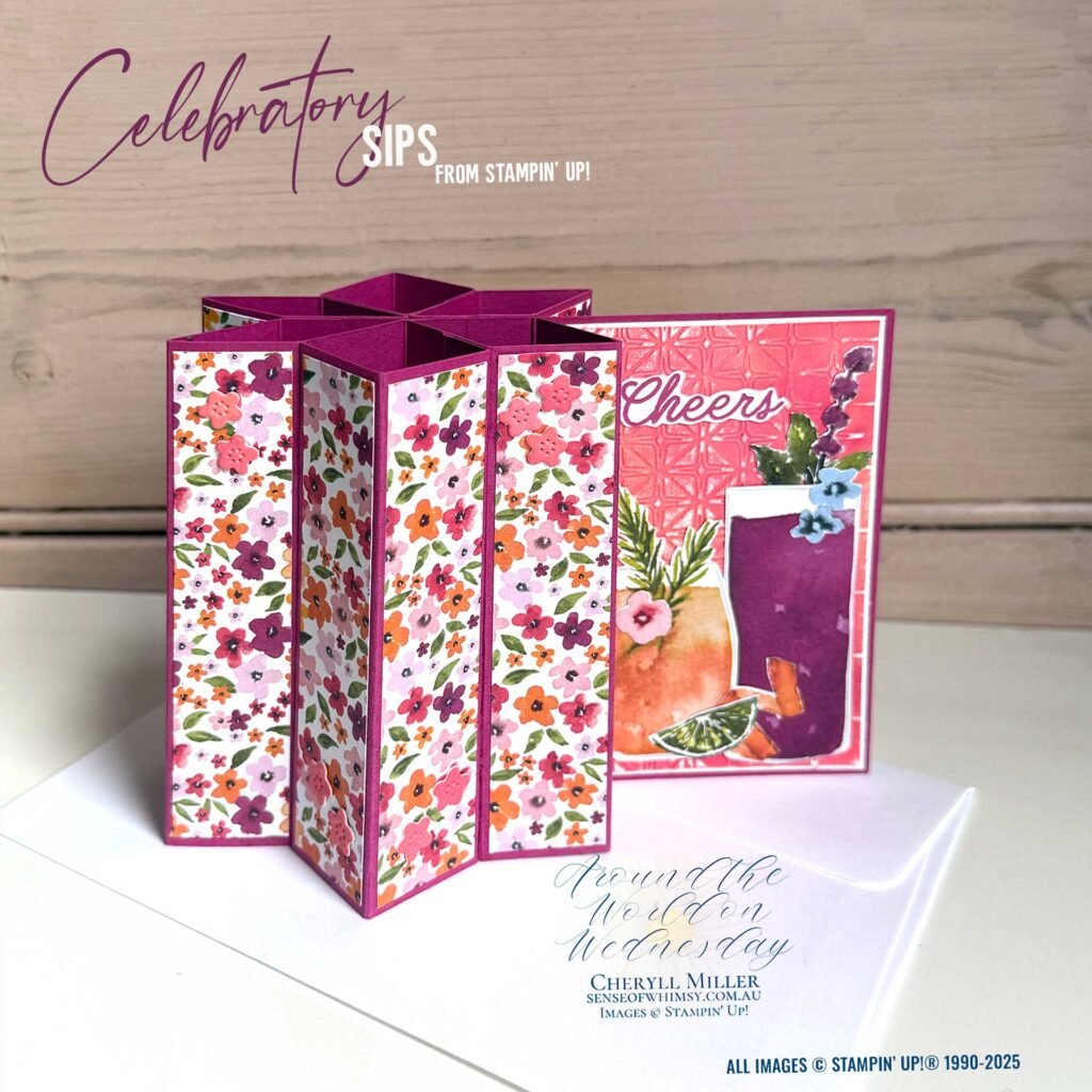 Cheers and Sips Star Fold Card