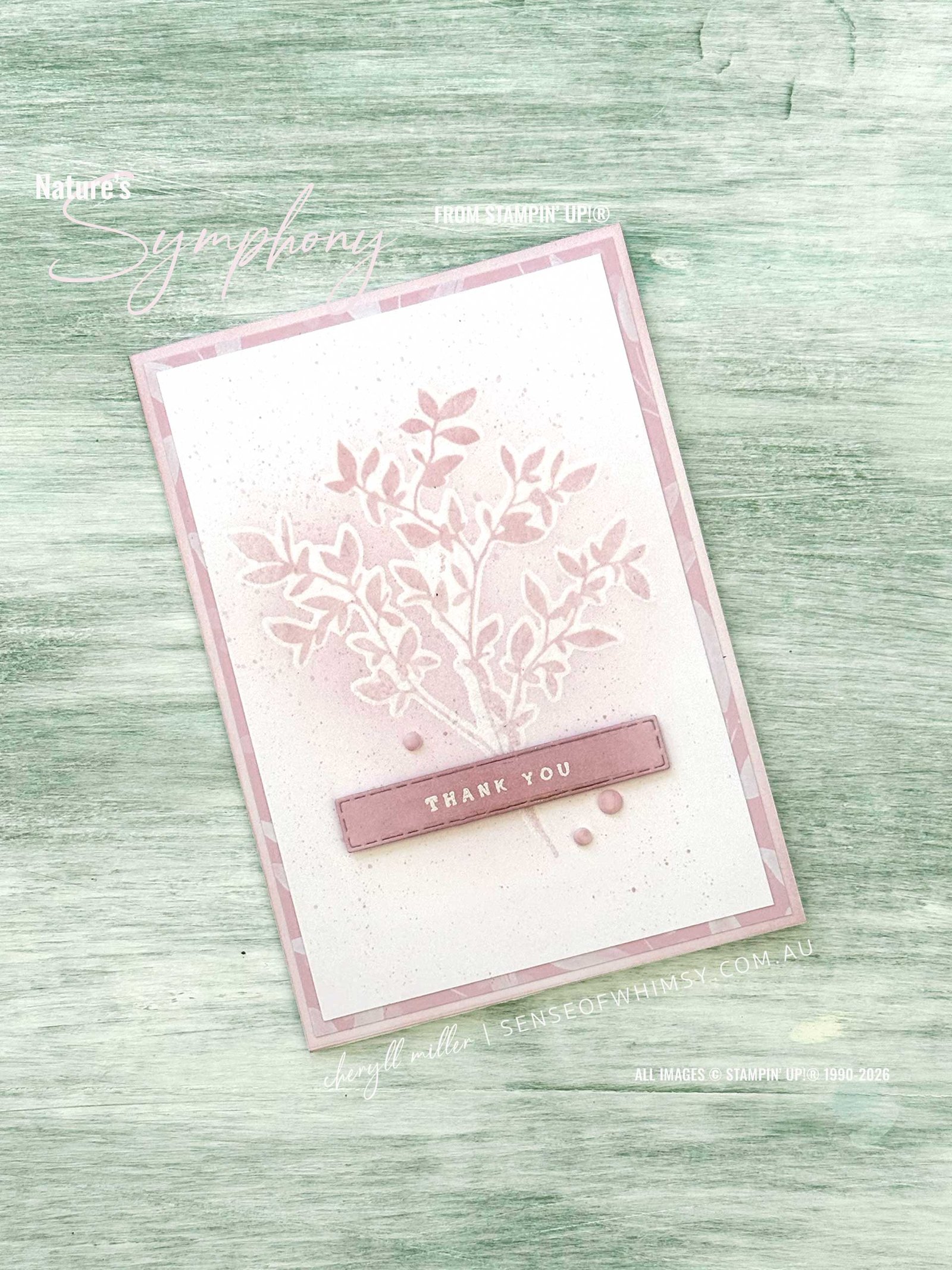 Natures Symphony Bundle meets Bubble Bath: Crafty Collaborations Instahop